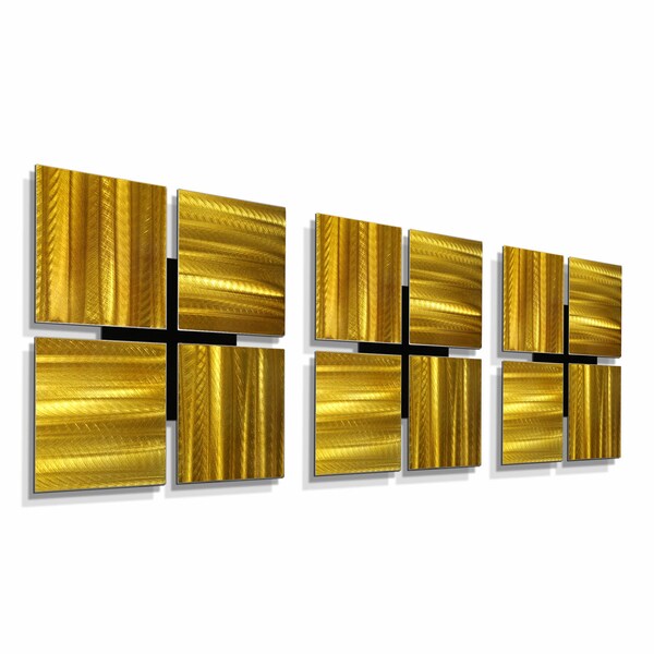 Gold Metal Wall Art Etsy