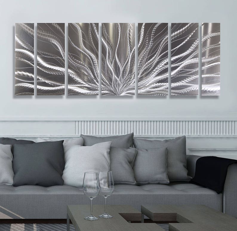 Metal Wall Art Modern Metal Art Indoor Outdoor Art Abstract Etsy