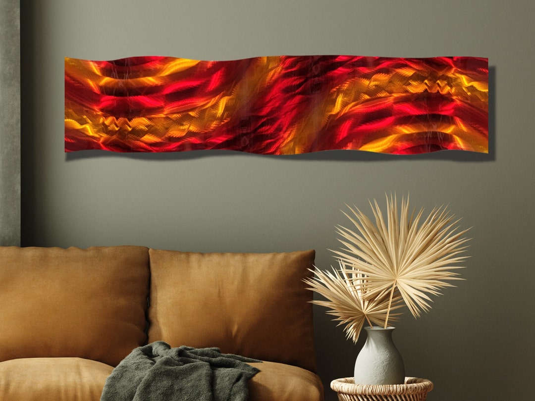 Metal Wall Art Abstract Art 3D Wall Sculpture Contemporary - Etsy