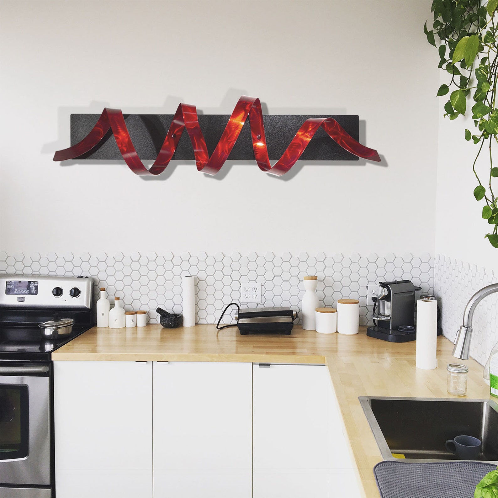 Metal Wall Art Indoor Outdoor Art Modern Metal Art Abstract Etsy