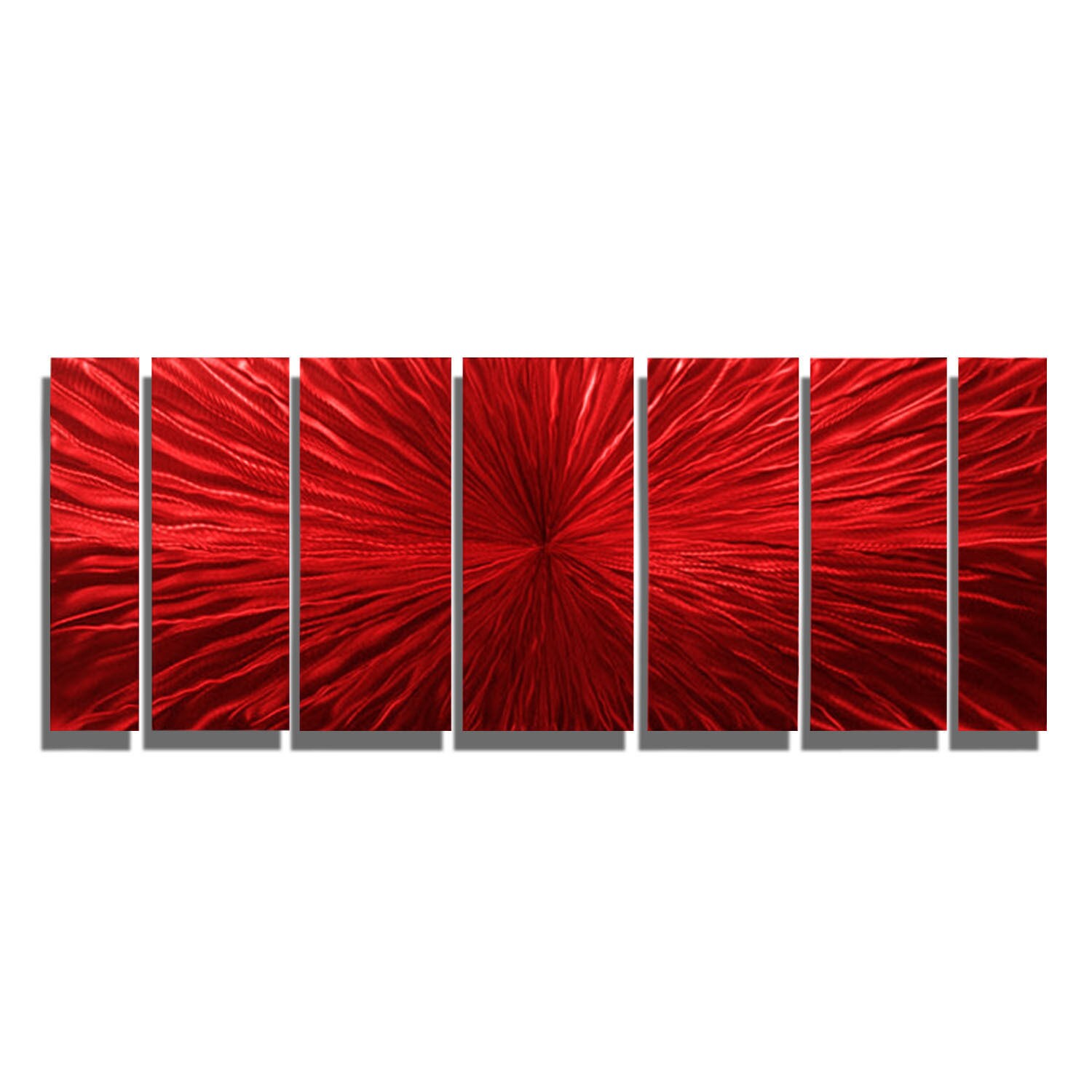 Red Metal Wall Art Multi Panel Wall Art Abstract Painting Etsy Canada
