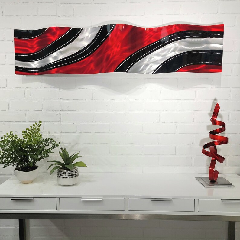 Metal Wall Art Abstract Art 3D Wall Sculpture Contemporary - Etsy