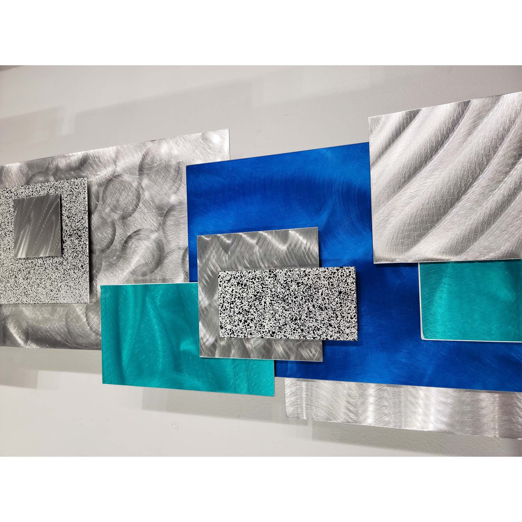 Metal Wall Art Large Geometric Art Abstract 3D Wall Etsy