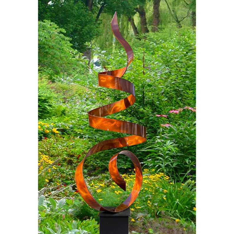 Large Metal Sculpture Abstract Indoor Outdoor Art Modern Etsy