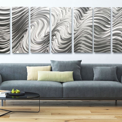 Metal Wall Art Abstract Wall Sculpture Indoor Outdoor Art Etsy