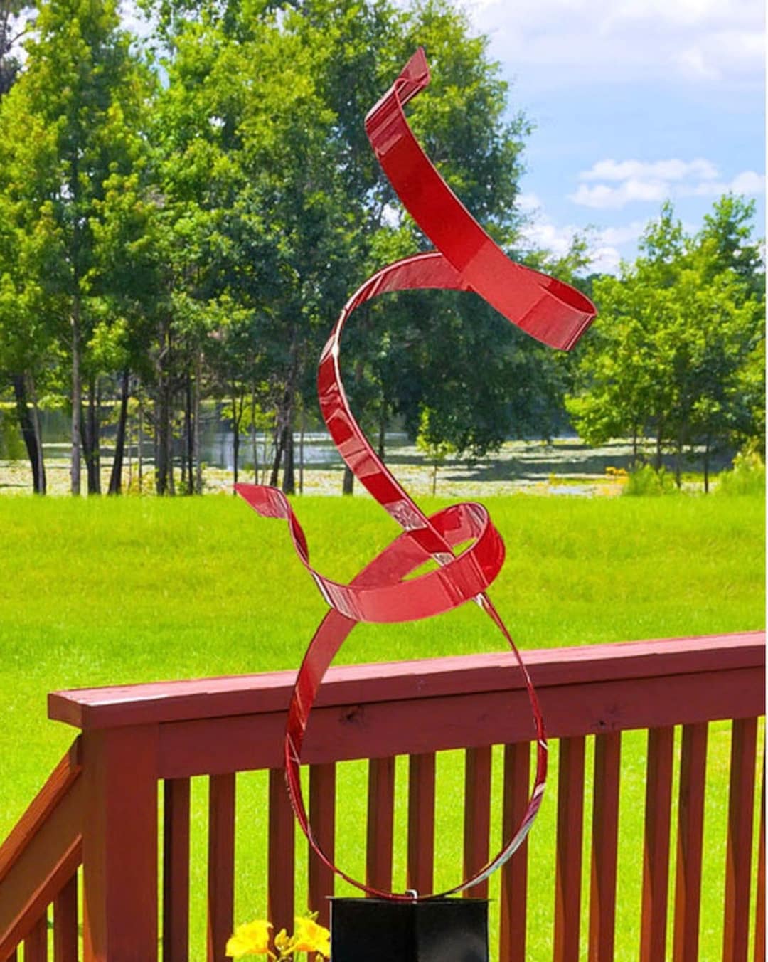 Metal Sculpture Indoor Outdoor Art Abstract Garden Decor - Etsy