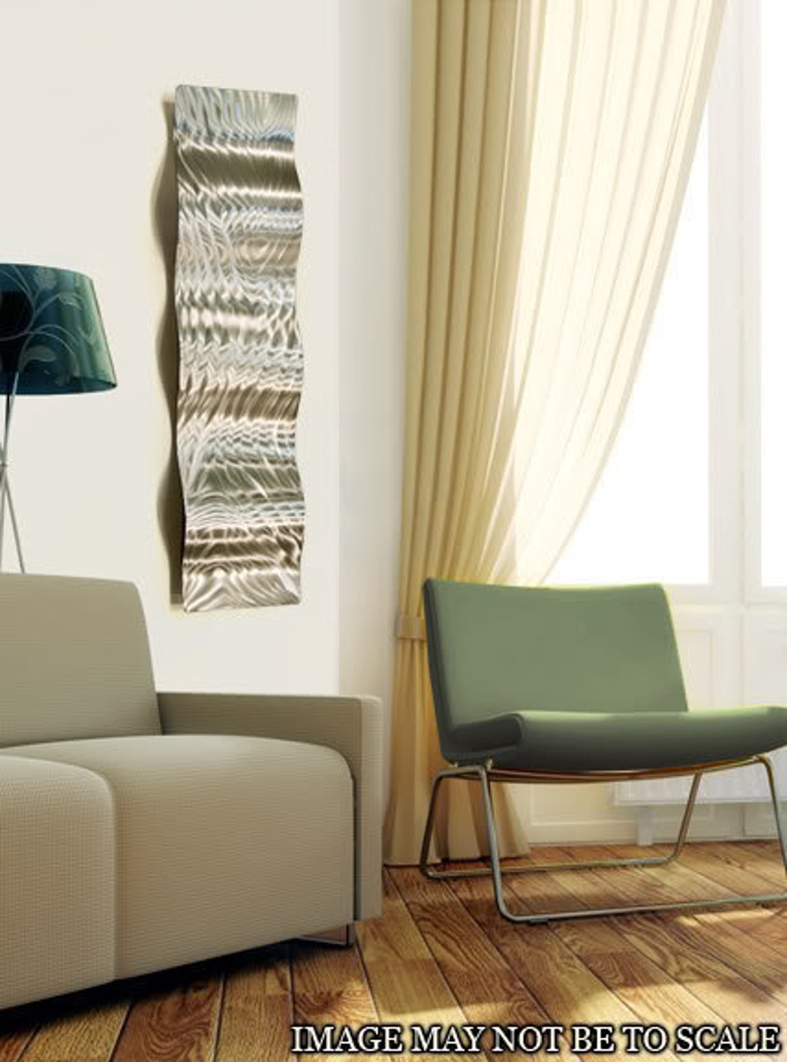 Silver Metal Wall Art Indoor Outdoor Art Modern Metal Art Etsy UK