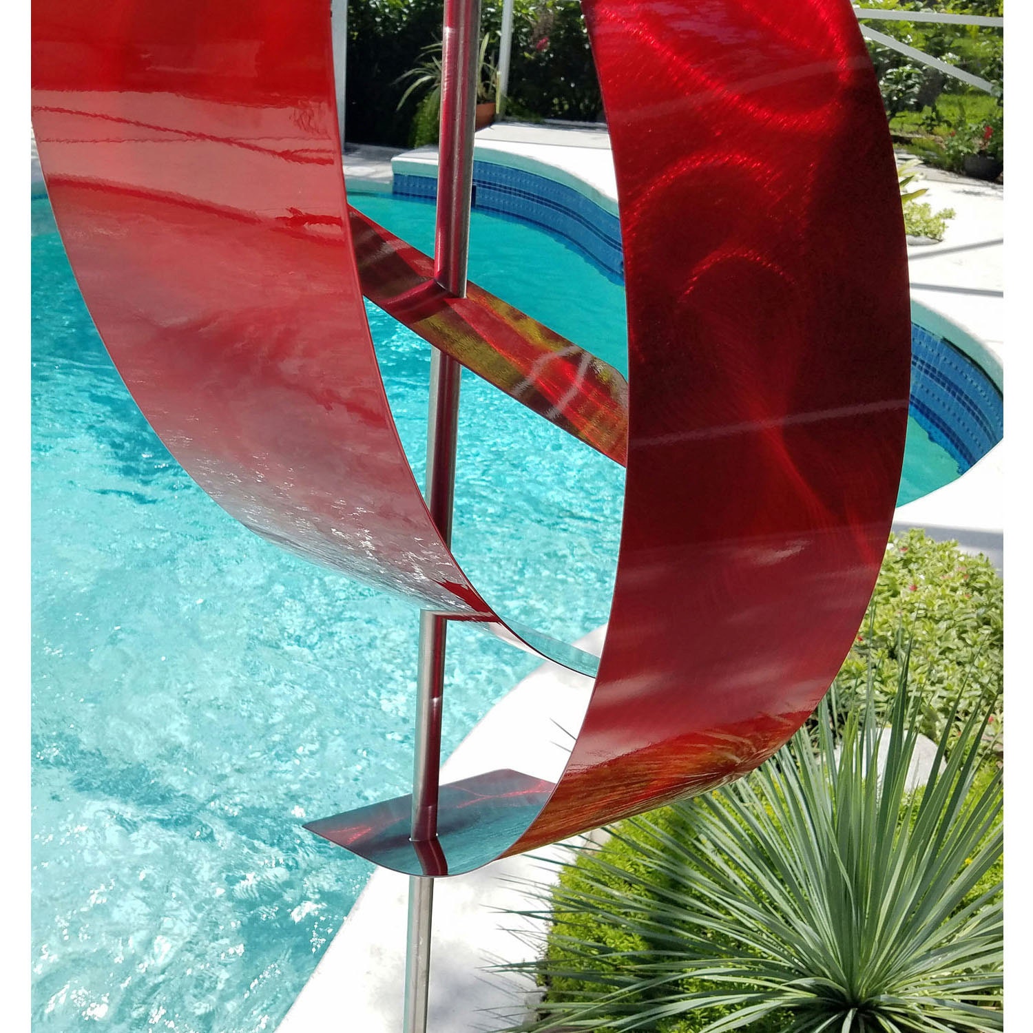 Abstract Metal Sculpture Indoor Outdoor Art Large Yard Etsy