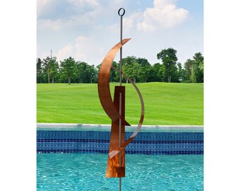 Statements2000 Copper Maritime Massive Metal Art Sculpture - Stunning Indoor & Outdoor Metal Yard Art, Garden Sculpture by Jon Allen