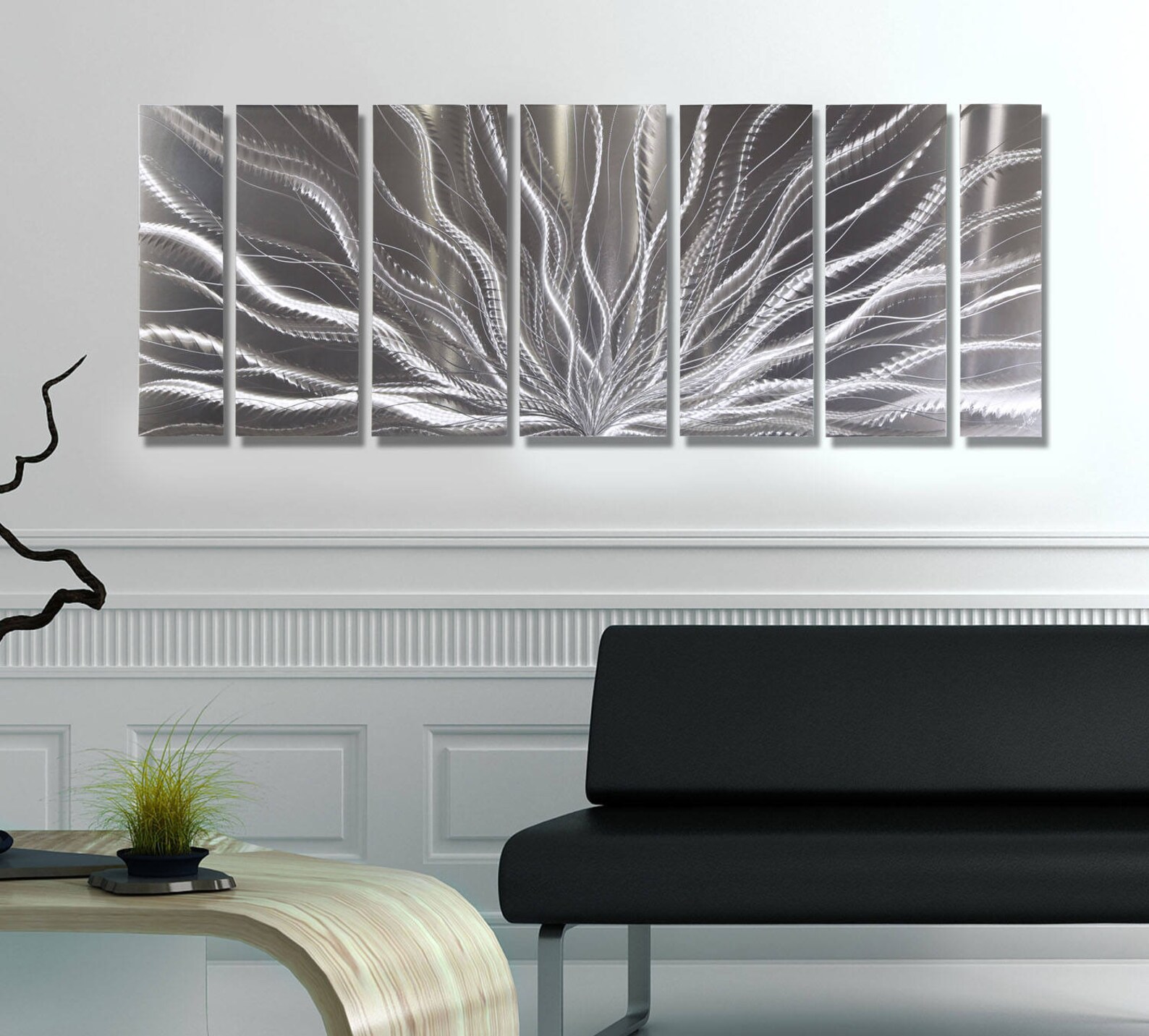 Metal Wall Art Modern Metal Art Indoor Outdoor Art Abstract Etsy