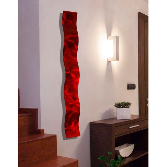 Red Metal Wall Art Indoor Outdoor Abstract 3d Singapore - Red Metal Wall Art Abstract Red Metal Wall Art Indoor Outdoor Abstract 3d Singapore - Red Metal Wall Art Abstract