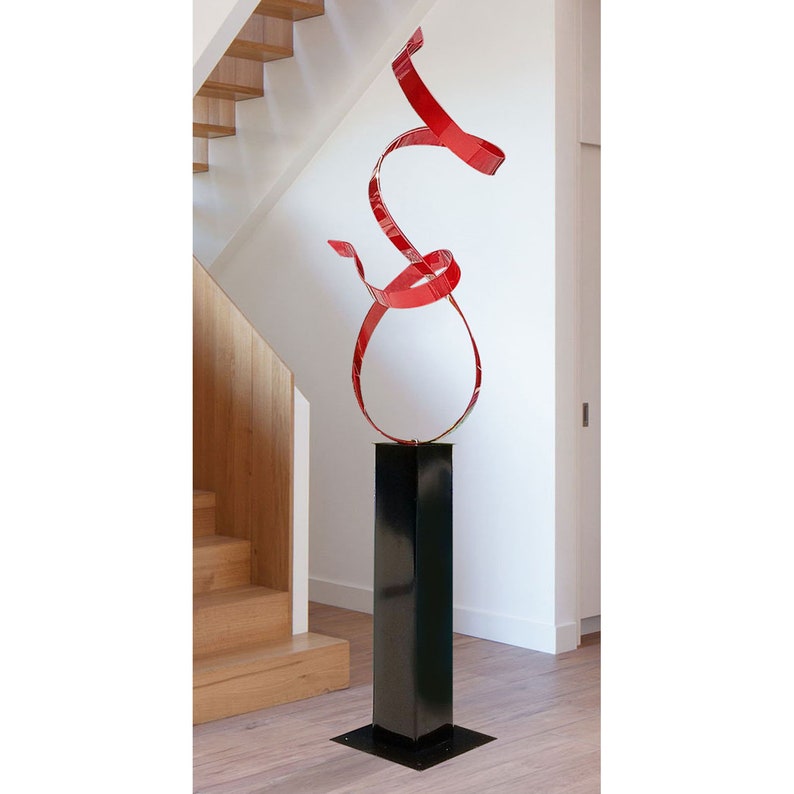 Metal Sculpture Indoor Outdoor Art Abstract Garden Decor | Etsy