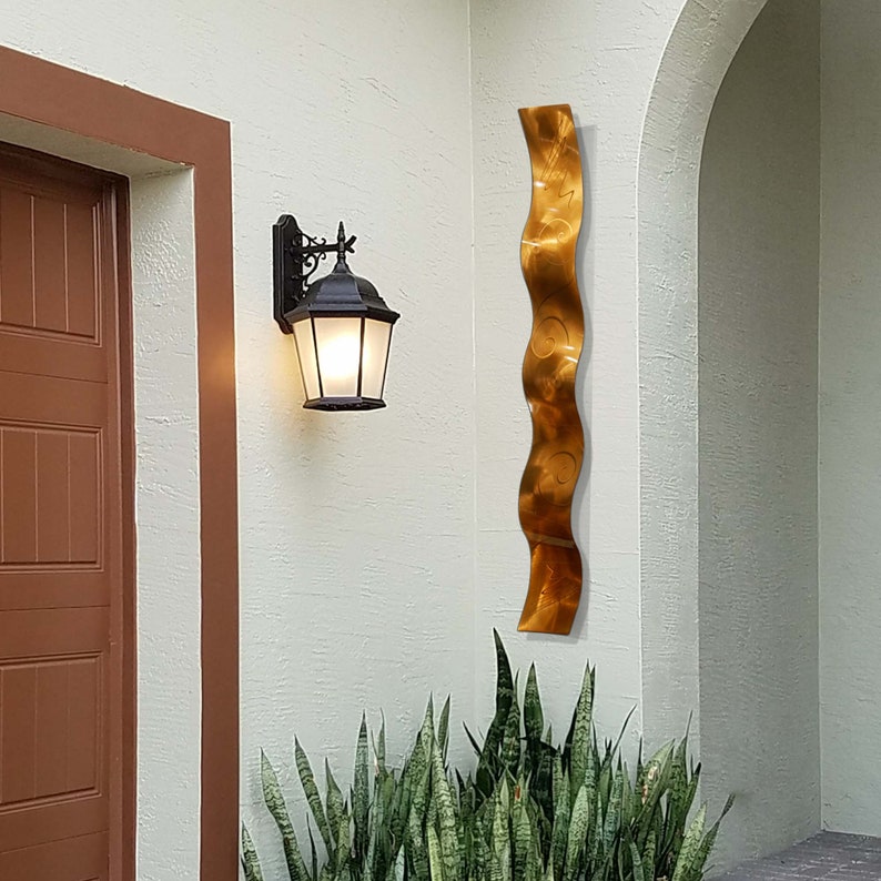 Abstract Metal Wall Art Indoor Outdoor Art Wall Hanging Etsy