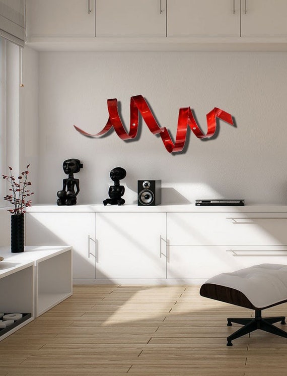 Statements2000 Metal Wall Art Sculpture Abstract Decor Jon Allen Cardinal Twist