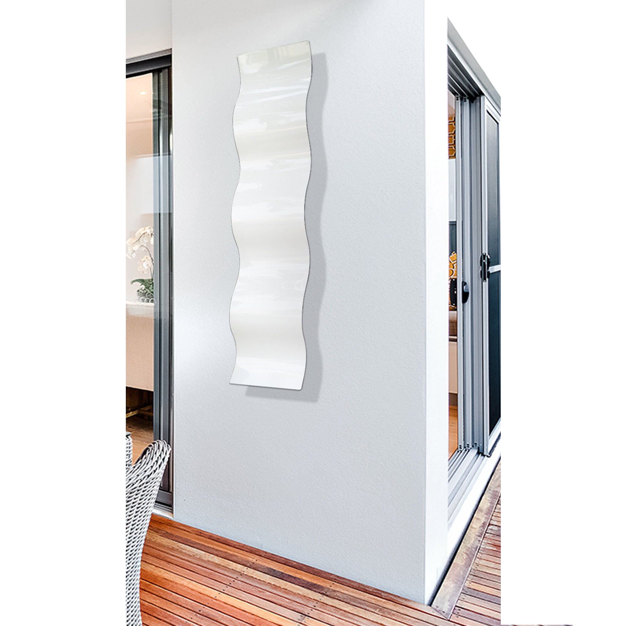 White Metal Wall Art Indoor Outdoor Art Abstract Art 3D Wall - Etsy UK