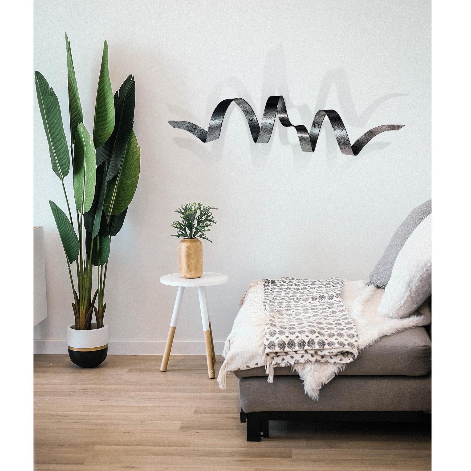 Metal Wall Art Indoor Outdoor Art Modern Metal Art Abstract Etsy