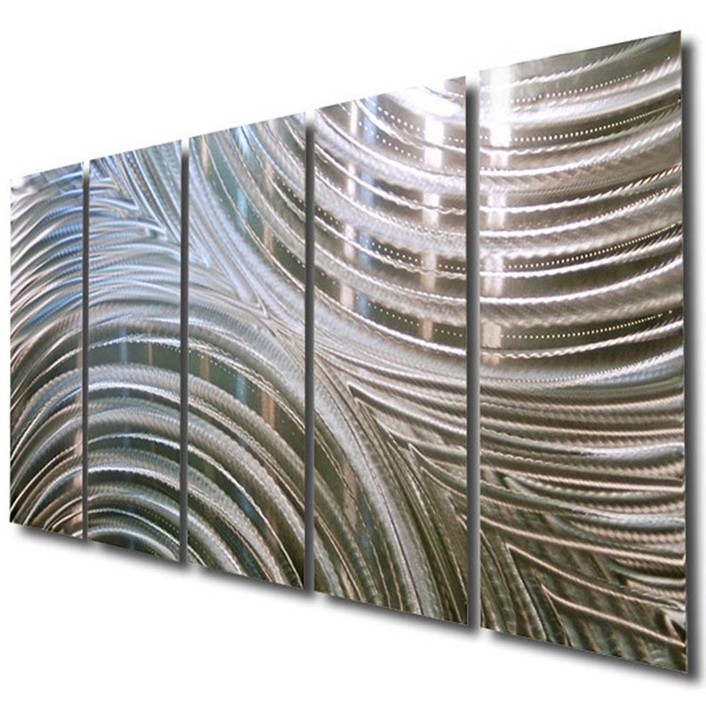 Modern Metal Wall Art Abstract Wall Hanging Indoor Outdoor Etsy