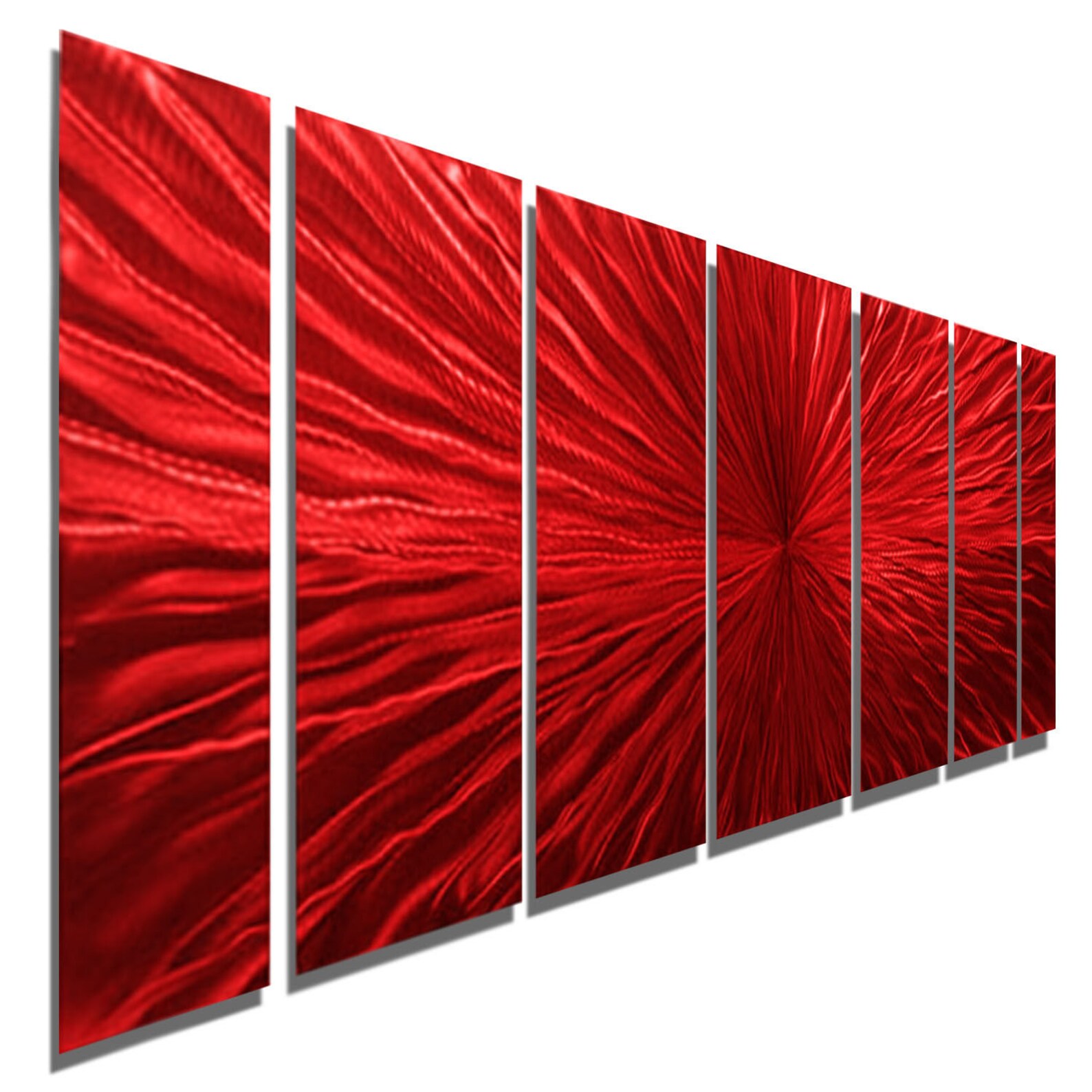 Red Metal Wall Art Multi Panel Wall Art Abstract Painting Etsy Canada