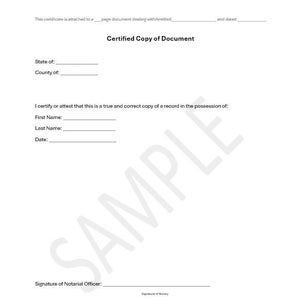 Notary Public Template Collection #1