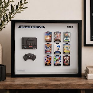 Michael Jackson Moonwalker 3D Framed Art: Retro Sega Genesis Gamer