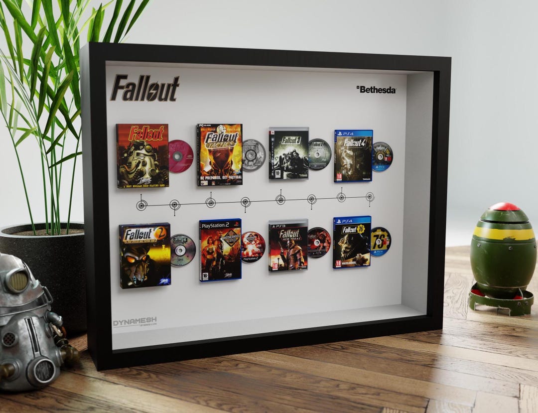 3D Fallout Timeline Frame – Complete Saga in Video Game Miniatures ...