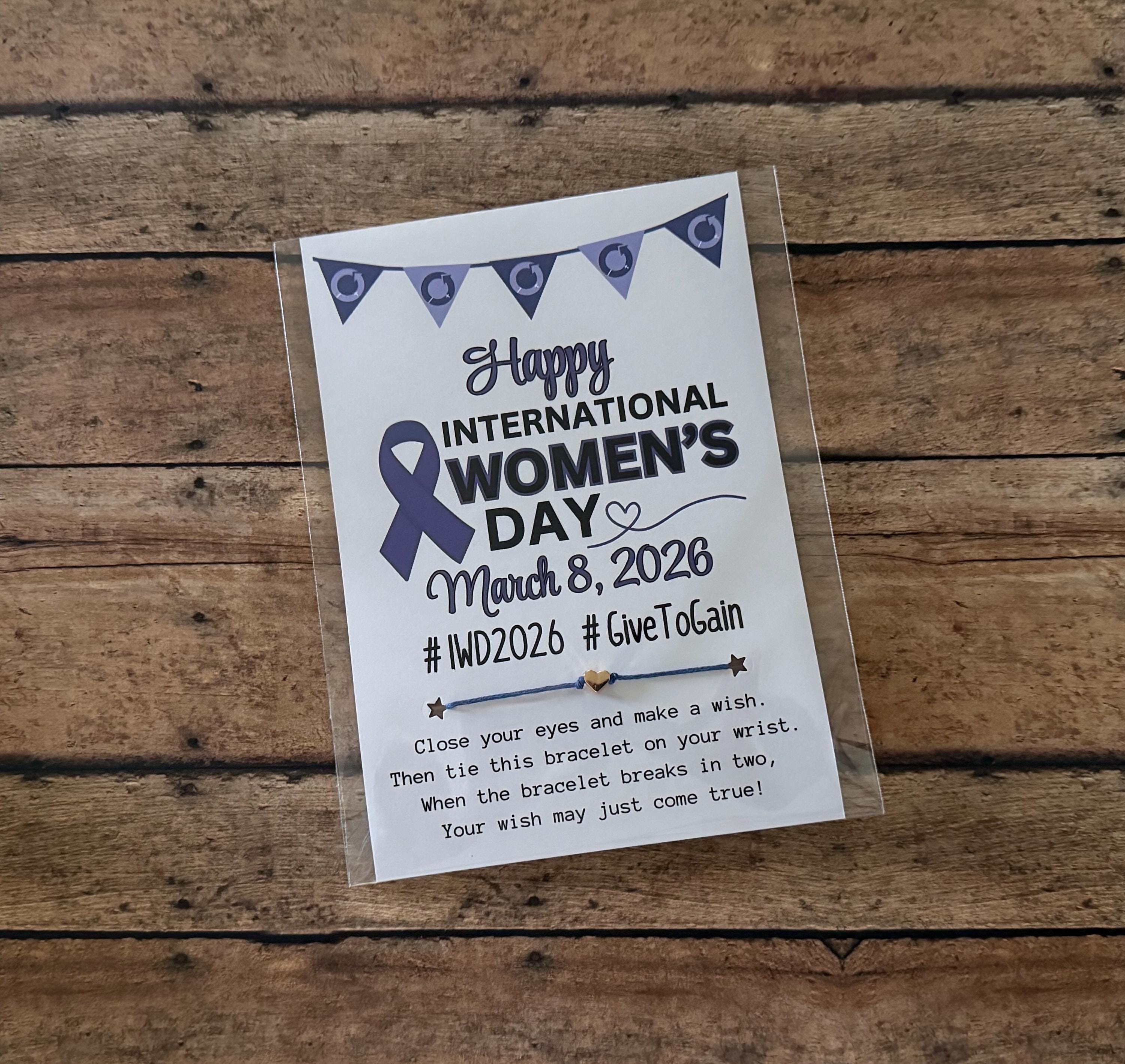 International Women's Day Gift, International Women's Day Card