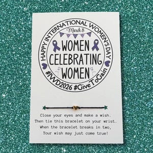 International Women's Day Gift, International Women's Day Card