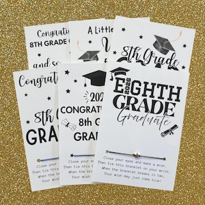 what to write in an 8th grade graduation card Owl in Mortarboard Cap 8th Grade Graduation Card