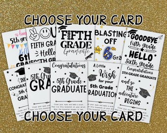 5th Grade Card, Wish Bracelet, Party Favors, Fifth Grader, End of 2026 School Year, Graduation, Promotion, Gift for Class/classroom/student - Etsy 5th Grade Card, Wish Bracelet, Party Favors, Fifth Grader, End of 2026 School Year, Graduation, Promotion, Gift for Class/classroom/student - Etsy