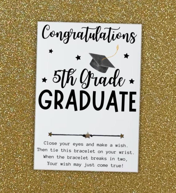 5th grade graduation card messages Congratulations for a Young Woman 5th Grade Graduation Letter to