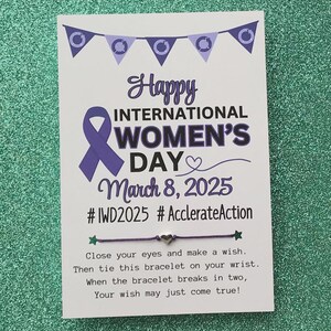 International Women's Day Gift, International Women's Day Card