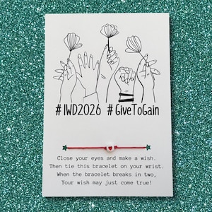 International Women's Day Gift, International Women's Day Card