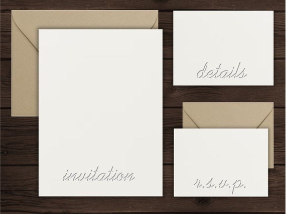 Download Free Invitation Suite Mockup Simple Mockup Wedding Invitation Templates Free Psd Mockups Today PSD Mockup Template