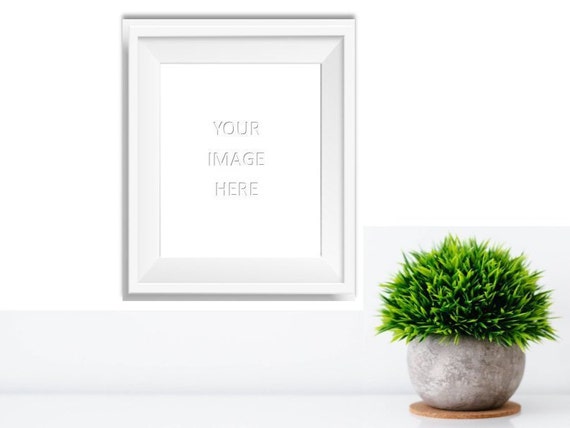Glossy Picture Frame Mockup Design