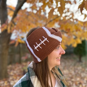 Double Football Headband Earwarmer