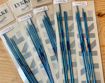 LYKKE 6" Double Pointed Needles - Indigo