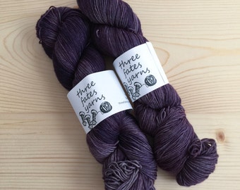 mosby  - aurai fingering weight merino yak nylon sock yarn, dyed to order