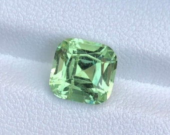 3 Cts Natural  Light Apple Green Tourmaline