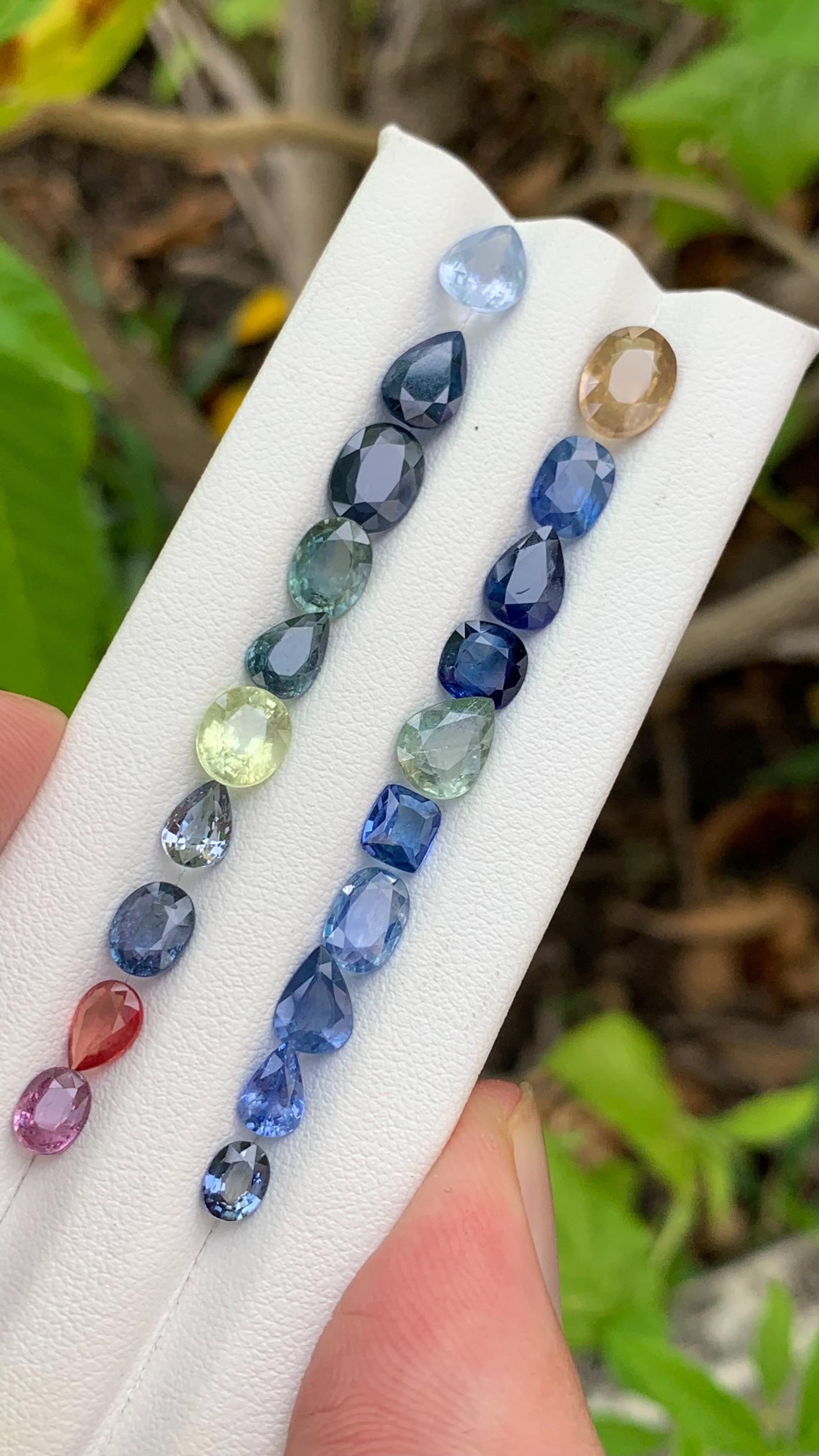 1点物天然非加熱 8.5mm - Etsy 日本 MIXサファイア(コランダム 