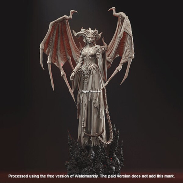 Diablo Lilith STL, Diablo Lilith 3D Model, Diablo Lilith 3D Print Files