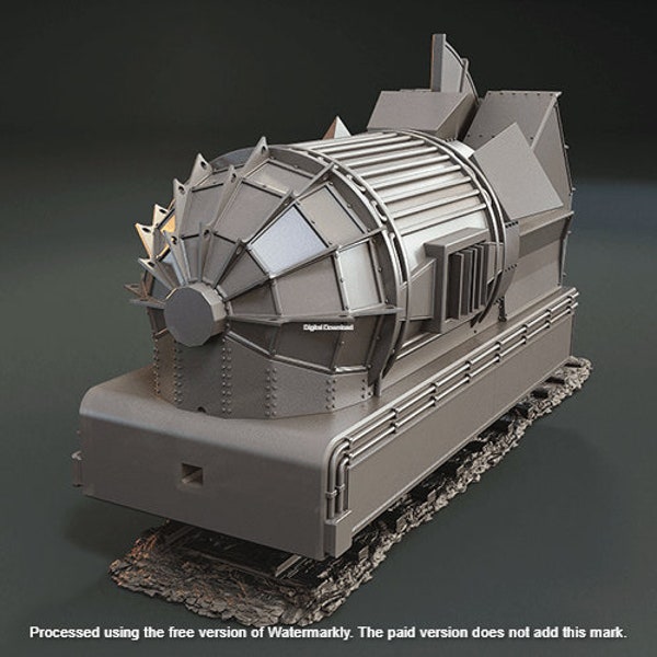 Back to the Future STL, Jules Verne Train Tender STL, Train Tender 3D Model, Train Tender 3D Print Files