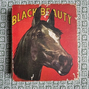 Big Little Book - Vintage 1934 - Black Beauty - Hardcover von Anna Sewell - Saalfield Verlag