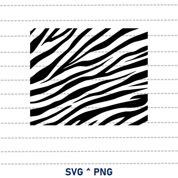 Zebra Print Svg, Zebra Stripes, Zebra Skin Lines, Animal Print Pattern. Cut File Cricut, Png Pdf Eps, Vector, Stencil, Vinyl