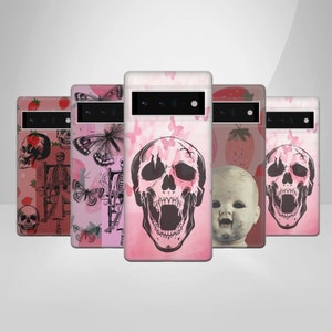 Erdbeere gore Handyhülle Doll Cover für Pixel 8A 7 Pro Samsung S24 S23 FE A25 A15 A15 iPhone 15 14 13 SE 12 Google Pixel 8 PRO 7a