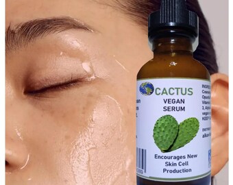 Cactus Vegan Skin Serum stimuleert de antiverouderingsfactor