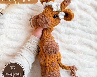 Gianna Giraffe crochet pattern | NO SEW crochet pattern | crochet giraffe | amigurumi | crochet pattern | cute crochet pattern