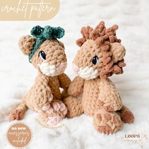 Luca Lion crochet pattern | NO SEW crochet pattern | crochet lion | amigurumi | Lion crochet pattern | cute crochet pattern