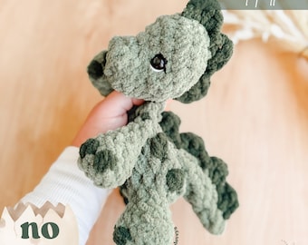 Jax Dinosaur crochet pattern | NO SEW crochet pattern | crochet dino | amigurumi | crochet dinosaur pattern | crochet pattern