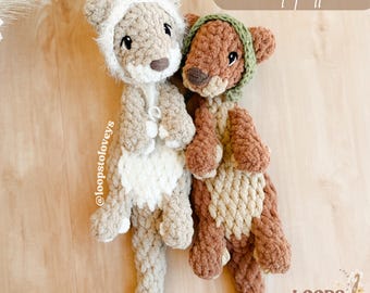 Willow Weasel crochet pattern | NO SEW crochet pattern | crochet weasel | amigurumi | crochet pattern | cute crochet pattern