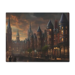 Elegant Cityscape Placemat | Stylish Dining Accessory, Home Decor, Table Setting, Gift for Housewarming, Restaurant Vibe